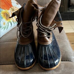Sporto Brown and Black Ankle Boots